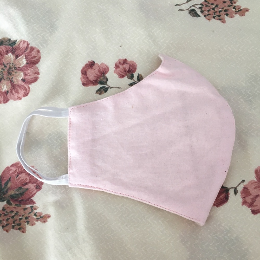 Ballet Pink, solid quality face mask - Picture 3 of 6